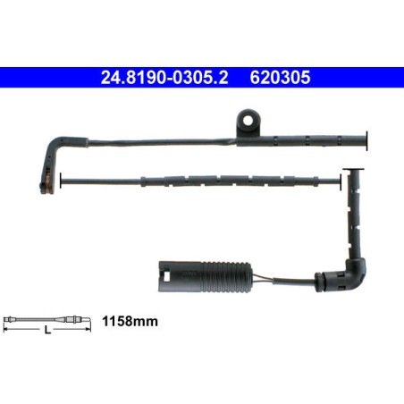 ATE 24.8190-0305.2 Brake Pad Wear Sensor for