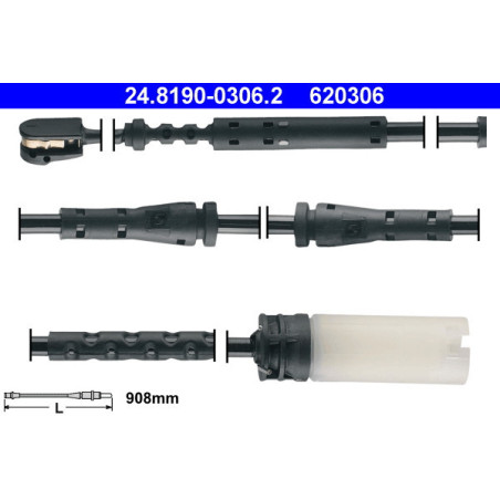 ATE 24.8190-0306.2 Témoin d'usure de plaquette de frein pour MINI Countryman Paceman