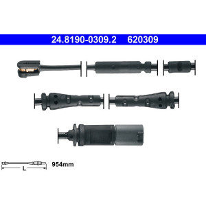ATE 24.8190-0309.2 Sensor desgaste pastillas freno delantero izquierdo para BMW X3 X4