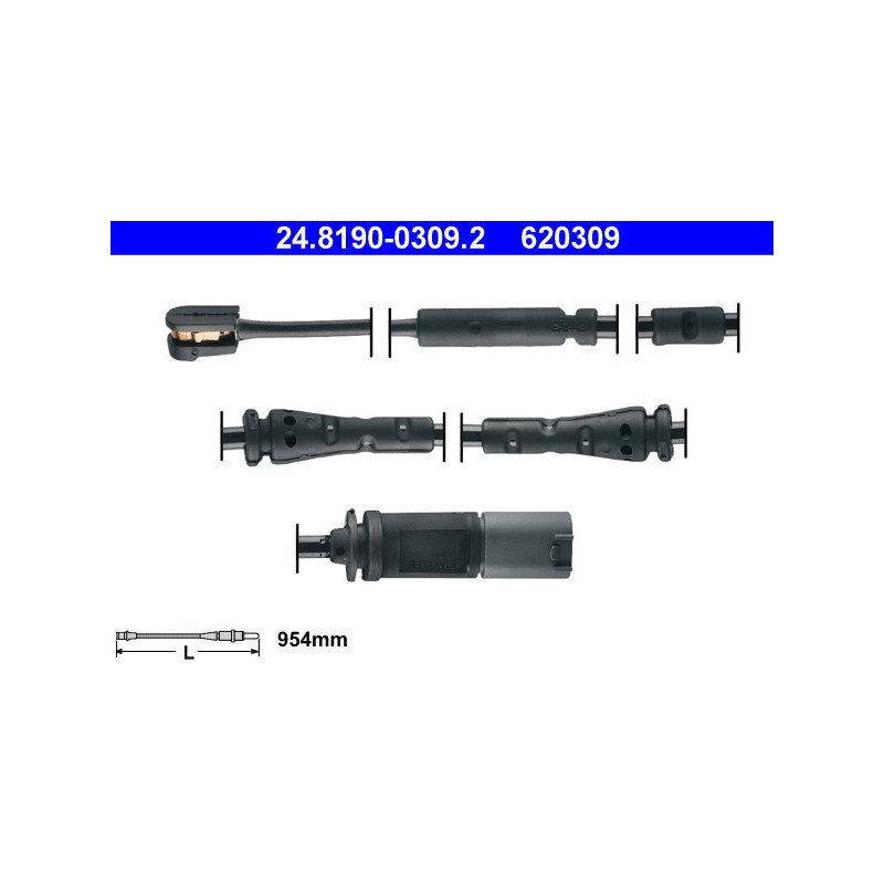ATE 24.8190-0309.2 Brake Pad Wear Sensor Front Left for BMW X3 X4