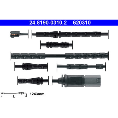 ATE 24.8190-0310.2 Brake Pad Wear Sensor for BMW X3 X4