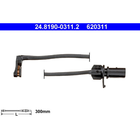 ATE 24.8190-0311.2 Brake Pad Wear Sensor for Audi A6 A7 Q5