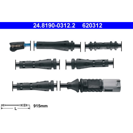 ATE 24.8190-0312.2 Bremsbelagverschleißsensor für BMW 5 6