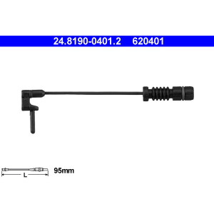 ATE 24.8190-0401.2 Sensor desgaste pastillas freno para E S 124 T1 C SL 190 W123 CLK T1/TN G A