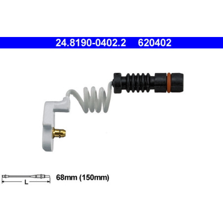 ATE 24.8190-0402.2 Sensor desgaste pastillas freno para Mercedes 124 190 E