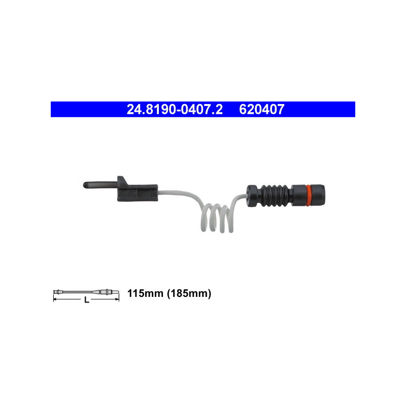 ATE 24.8190-0407.2 Témoin d'usure de plaquette de frein pour Sprinter LT G Vito V