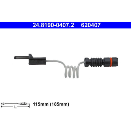 ATE 24.8190-0407.2 Brake Pad Wear Sensor for Sprinter LT G Vito V