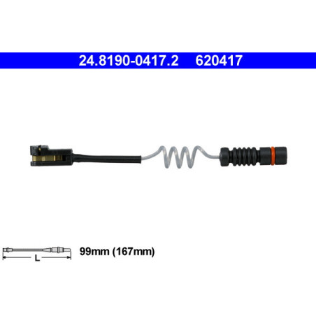 ATE 24.8190-0417.2 Bremsbelagverschleißsensor für Sprinter LT Vito V