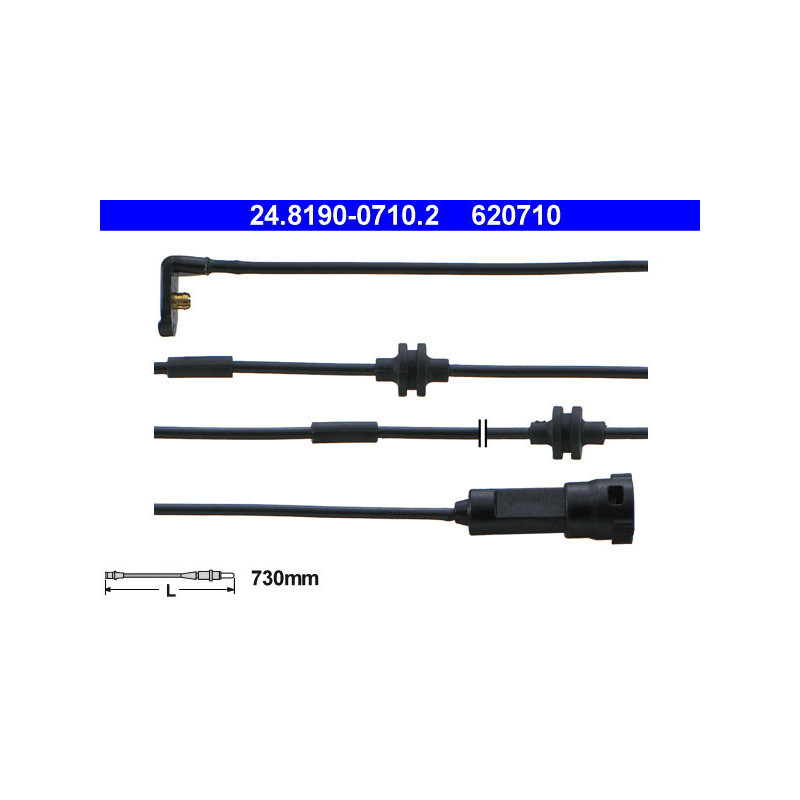 ATE 24.8190-0710.2 Brake Pad Wear Sensor for Omega