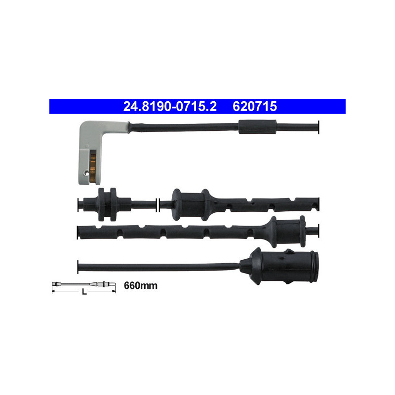 ATE 24.8190-0715.2 Snímač opotrebovania brzdových doštičiek pre Vectra