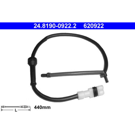 ATE 24.8190-0922.2 Témoin d'usure de plaquette de frein pour Boxster Boxter Cayman