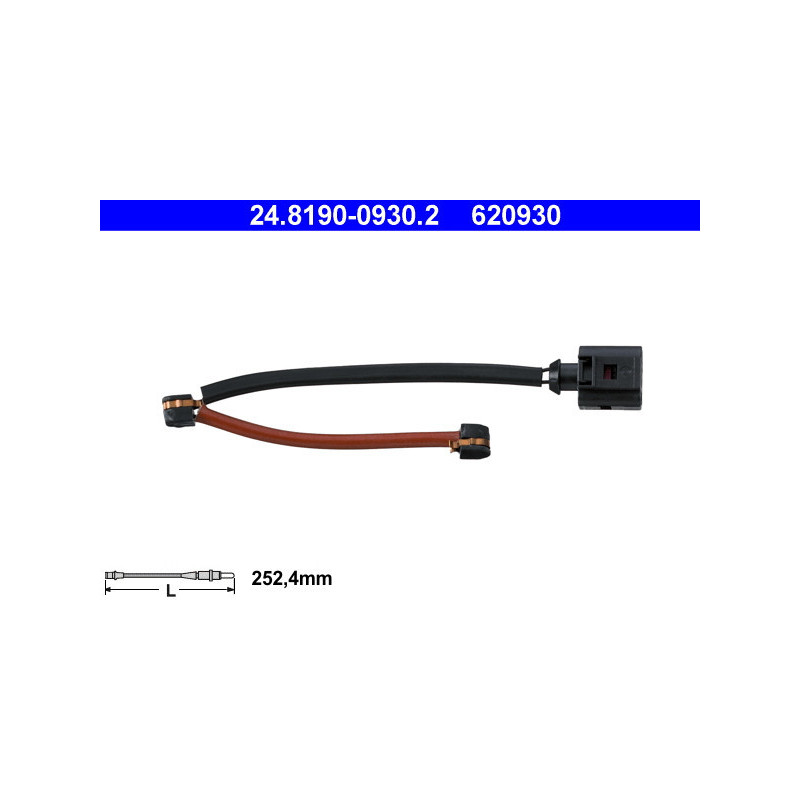 ATE 24.8190-0930.2 Brake Pad Wear Sensor for Q7 Touareg Cayenne