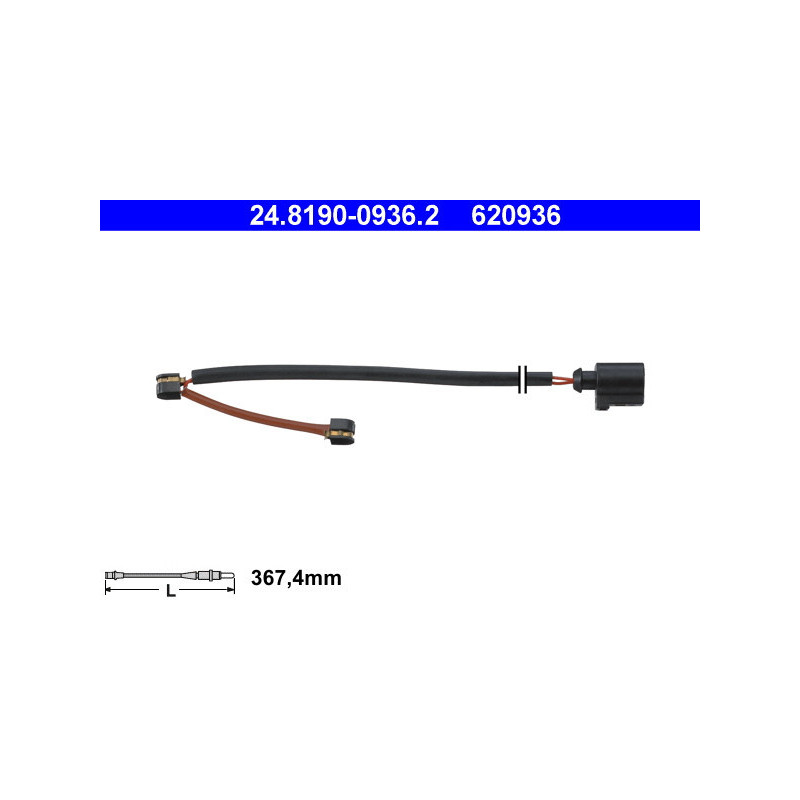 ATE 24.8190-0936.2 Brake Pad Wear Sensor for Cayenne Touareg