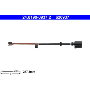 ATE 24.8190-0937.2 Snímač opotřebení brzdových destiček pro Cayenne Q7