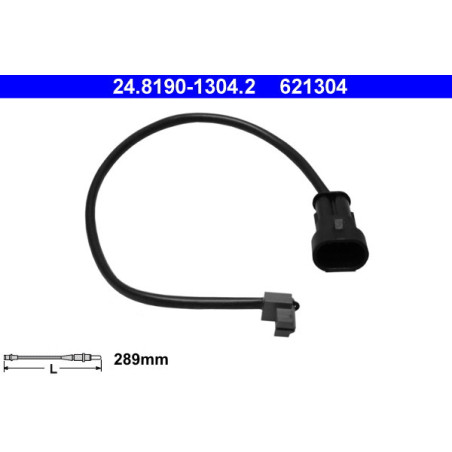 ATE 24.8190-1304.2 Sensor desgaste pastillas freno delantero para Iveco Daily