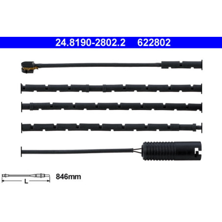ATE 24.8190-2802.2 Bremsbelagverschleißsensor für 75 ZT ZT-T
