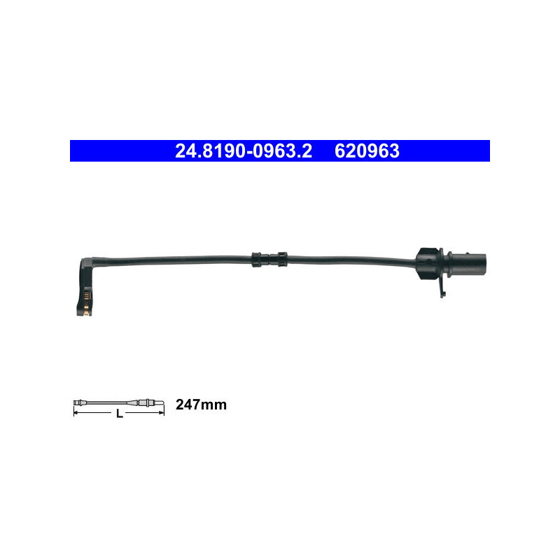 ATE 24.8190-0963.2 Brake Pad Wear Sensor for Audi A8
