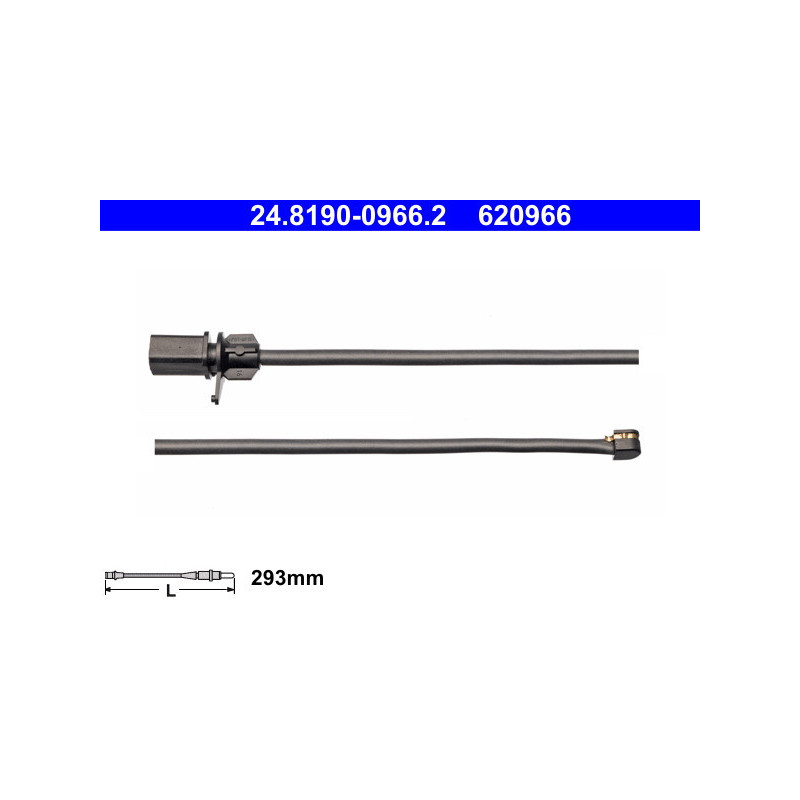 ATE 24.8190-0966.2 Brake Pad Wear Sensor for Porsche Macan