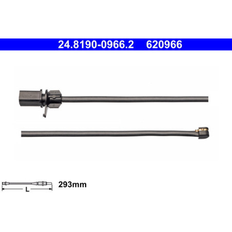 ATE 24.8190-0966.2 Sensor desgaste pastillas freno para Porsche Macan