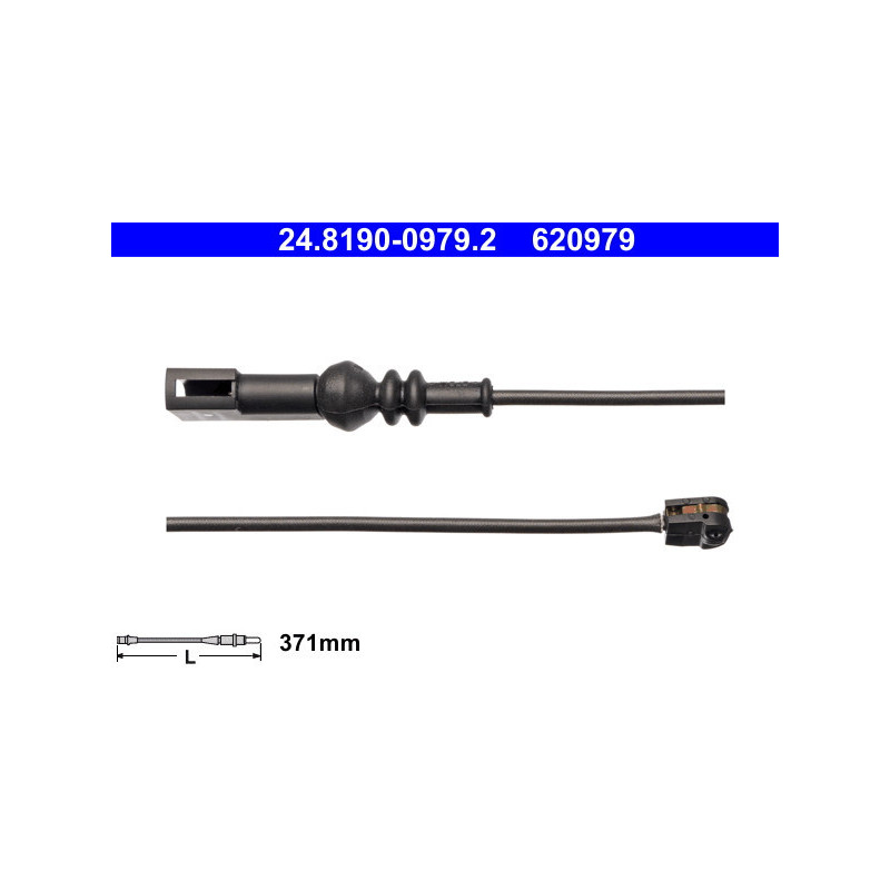 ATE 24.8190-0979.2 Sensore usura pastiglie freni posteriore per Ford Transit