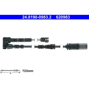 ATE 24.8190-0983.2 Sensore usura pastiglie freni per 2 Countryman X1 X2 Clubman 1 Convertible