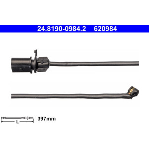 ATE 24.8190-0984.2 Sensore usura pastiglie freni anteriore per A5 A4 A6 Q5 A7 Q7 Q8 A8 e-Tron