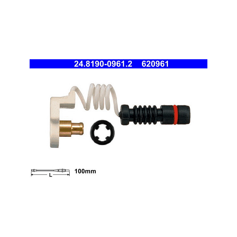 ATE 24.8190-0961.2 Témoin d'usure de plaquette de frein pour Mercedes M