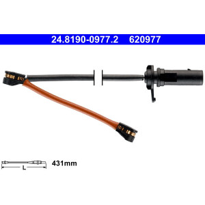 ATE 24.8190-0977.2 Sensor desgaste pastillas freno delantero para Audi Q7 Q8 A8 A6 A7