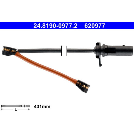 ATE 24.8190-0977.2 Sensore usura pastiglie freni anteriore per Audi Q7 Q8 A8 A6 A7