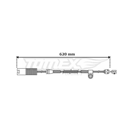 TOMEX Brakes TX 30-32 Brake Pad Wear Sensor for