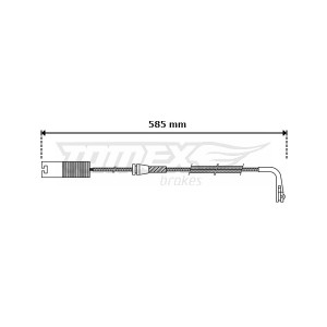 ATE 24.8190-0283.2 Bremsbelagverschleißsensor für