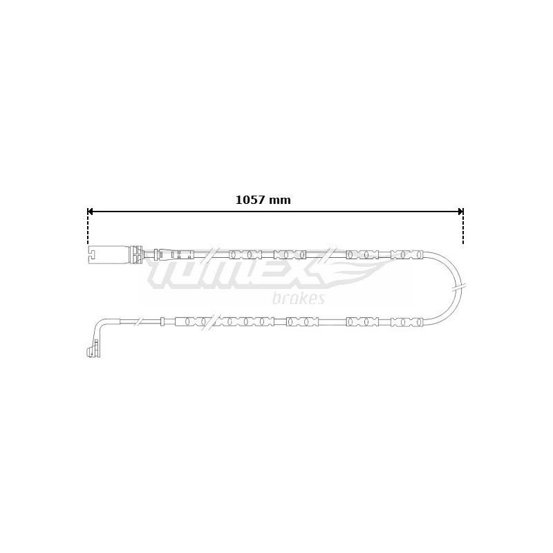 TOMEX Brakes TX 30-57 Brake Pad Wear Sensor for