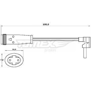 ATE 24.8190-0301.2 Bremsbelagverschleißsensor für