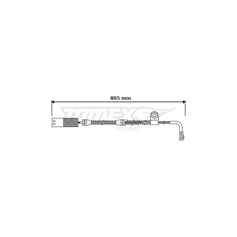 ATE 24.8190-0303.2 Sensor desgaste pastillas freno para