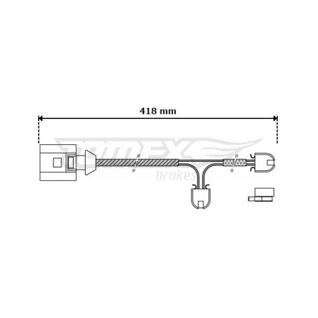 ATE 24.8190-0307.2 Bremsbelagverschleißsensor für