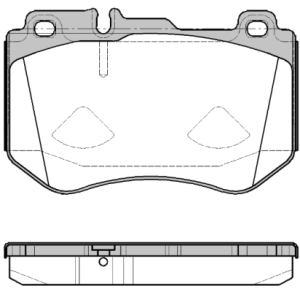 Brzdové destičky Přední pro Mercedes C-Class W205 S205 C205 A205 ROADHOUSE 21591.00