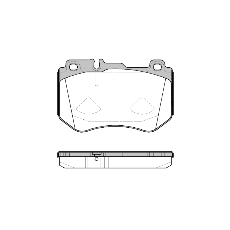 Brzdové destičky Přední pro Mercedes C-Class W205 S205 C205 A205 ROADHOUSE 21591.00