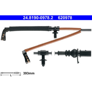 ATE 24.8190-0978.2 Sensore usura pastiglie freni posteriore per Audi A6 A7 Q7 Q8 A8