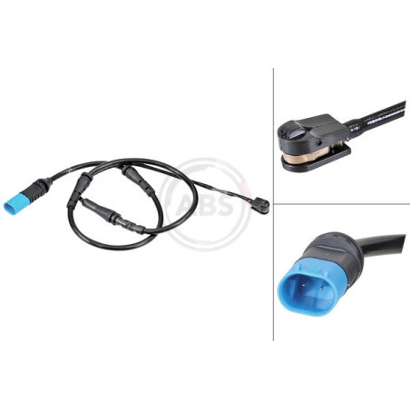 ATE 24.8190-0721.2 Sensor desgaste pastillas freno para