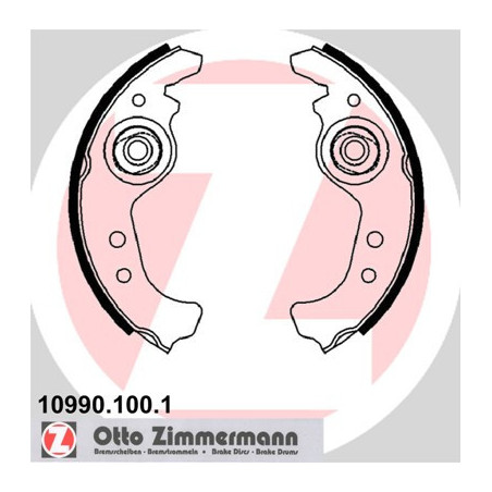 ZIMMERMANN 10990.100.1 Kit ganasce freno per