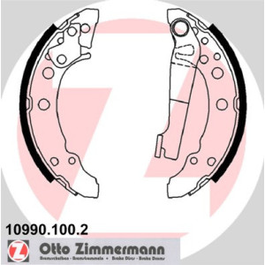 ZIMMERMANN 10990.100.2 Kit ganasce freno per