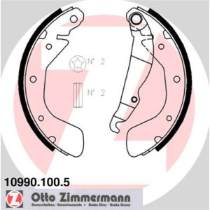 ZIMMERMANN 10990.100.5 Brake Shoe Set Rear for