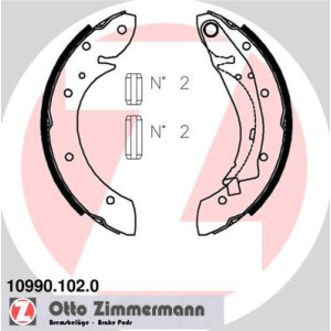 ZIMMERMANN 10990.102.0 Juego de zapatas de frenos para