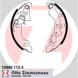 ZIMMERMANN 10990.112.4 Brake Shoe Set for