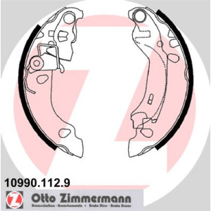 ZIMMERMANN 10990.112.9 Kit ganasce freno per