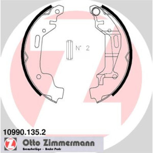 ZIMMERMANN 10990.135.2 Zestaw szczęk hamulcowych dla