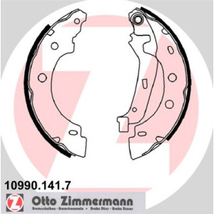 ZIMMERMANN 10990.141.7 Zestaw szczęk hamulcowych dla