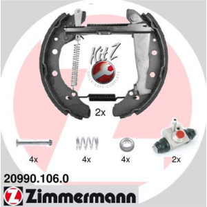 ZIMMERMANN 20990.106.0 Jeu de mâchoires de frein pour