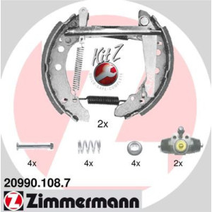 ZIMMERMANN 20990.108.7 Kit ganasce freno per
