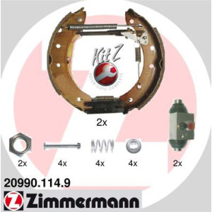 ZIMMERMANN 20990.114.9 Brake Shoe Set for